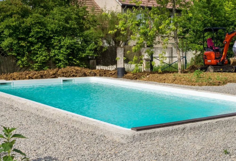 chantier piscine